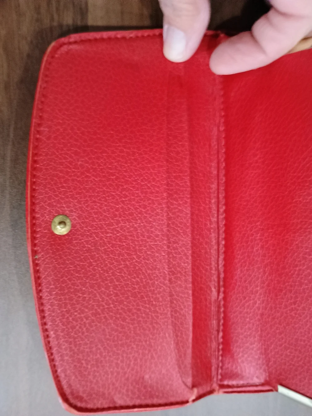 Red Patent Wallet Clutch - Women's Wallet